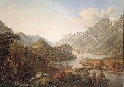 Gabriel Lory Pere Gone out of THE Aar of the Lake of Brienz china oil painting reproduction